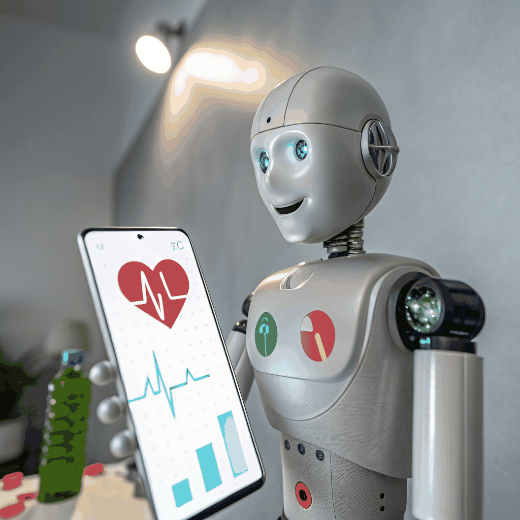 An AI assistant comparing two neighboring medical practices